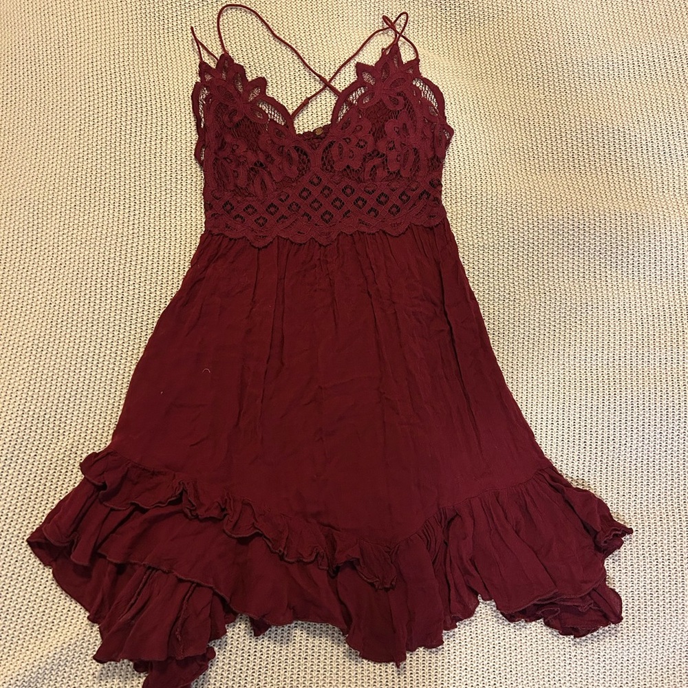 Free People Adele Mini Dress Large